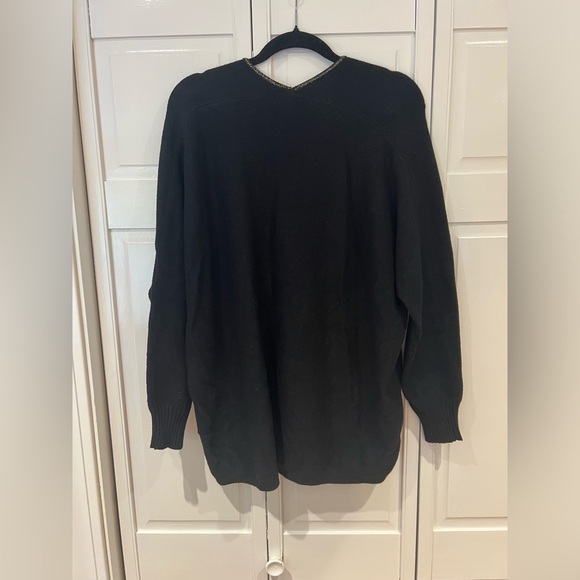 EUC Lilly Pulitzer Selvie Tunic Black Sweater - Picture 4 of 4